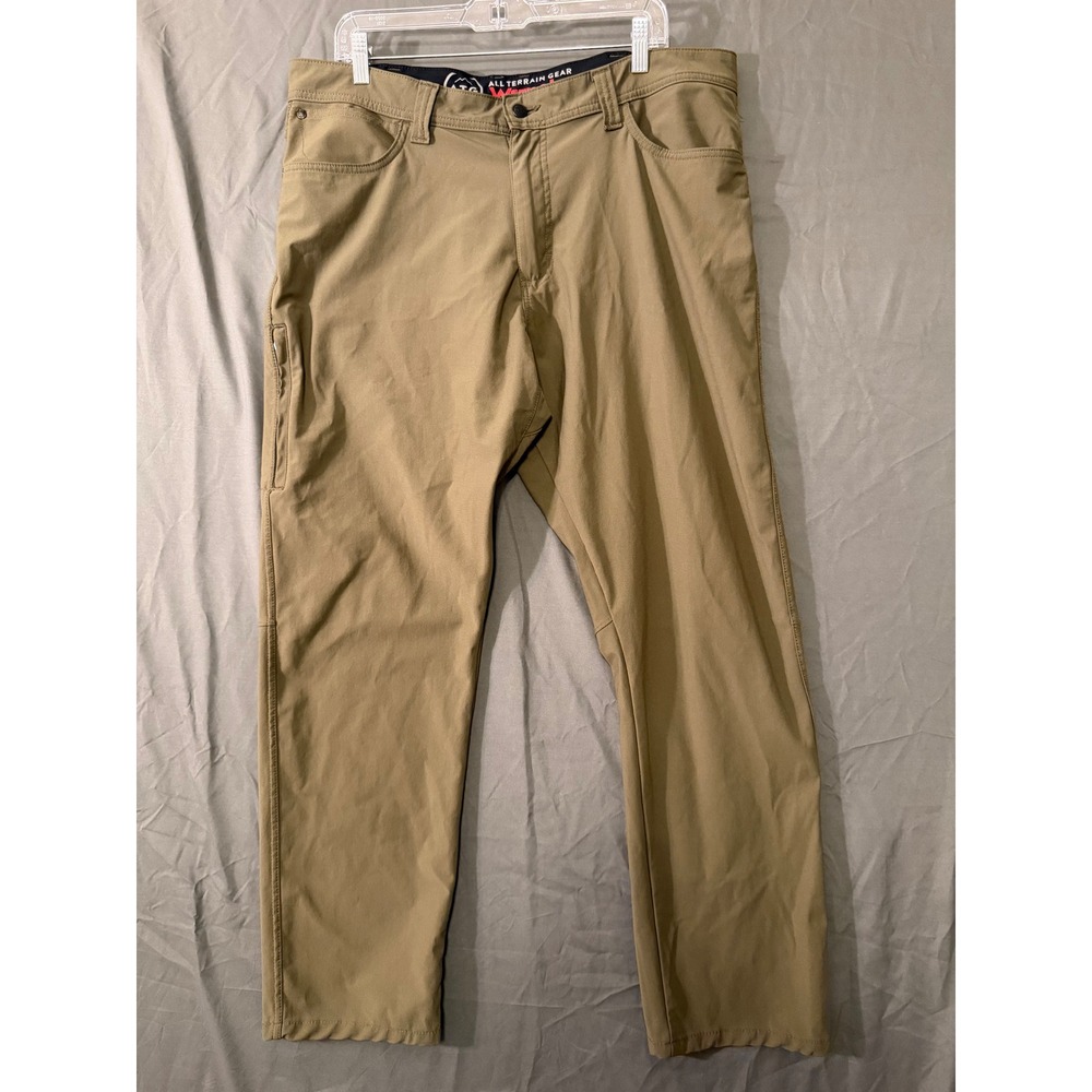 Wrangler ATG All Terrain Gear Mens 38x30 Khaki Synthetic Utility Pants 112320080